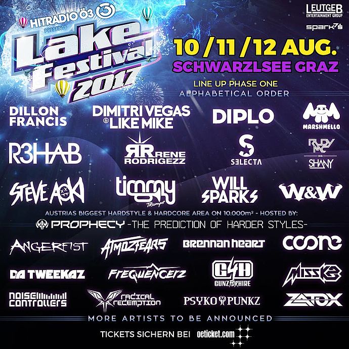 Lake Festival Line Up