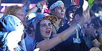 young girl dancing