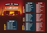 Nova Rock Time Table