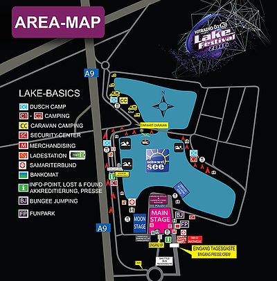 Lake Festival 2016 Map