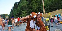 two guys in bear costumes