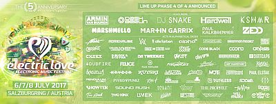 Electric Love Line Up