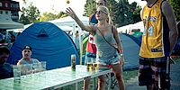 Beerpong, Camping